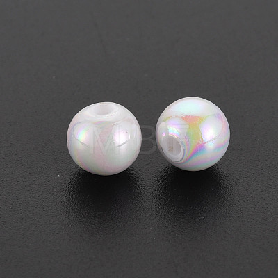 Opaque Acrylic Beads MACR-S370-D8mm-01-1