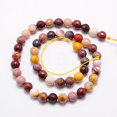 Natural Mookaite Beads Strands G-G542-12mm-05-1