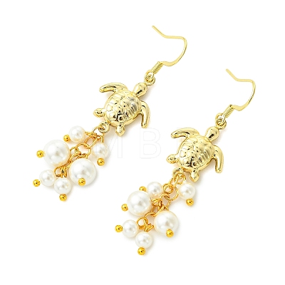 304 Stainless Steel Pendant Dangle Earrings EJEW-JE07232-01-1