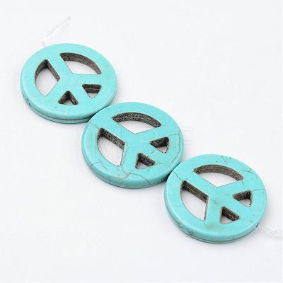 Synthetic Turquoise Bead Strands G-F321-08-1