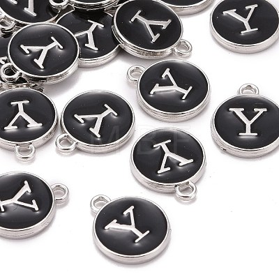 Platinum Plated Alloy Charms ENAM-S118-02Y-P-1