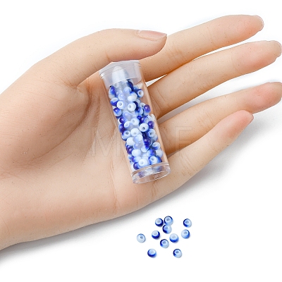 6/0 Opaque Glass Seed Beads SEED-YW0002-13O-1