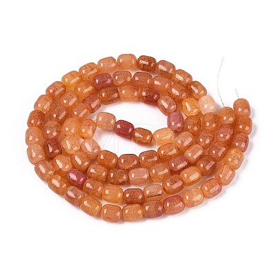 Baking Paint Crackle Glass Beads Strands DGLA-N019-01B-06-1