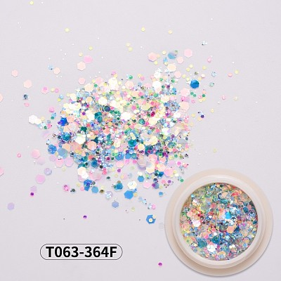 Shiny Nail Art Glitter Flakes MRMJ-T063-364F-1