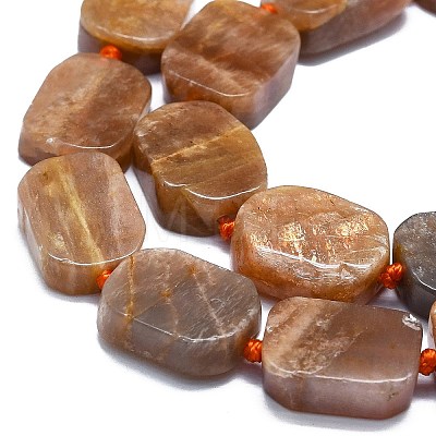 Natural Sunstone Beads Strands G-K245-J08-01-1