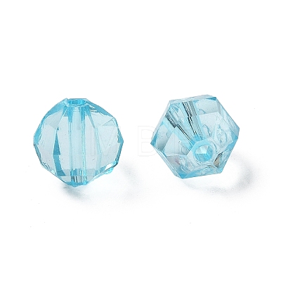 Transparent Acrylic Beads X-PL990Y-5-1
