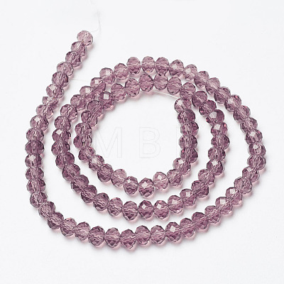 Glass Beads Strands EGLA-A034-T1mm-D13-1