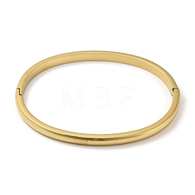 304 Stainless Steel Smooth Hinged Bangles BJEW-Q772-01G-1