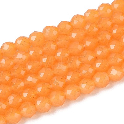 Imitation Jade Glass Beads Strands GLAA-T028-4mm-11C-1