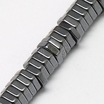 Electroplate Non-magnetic Synthetic Hematite Beads Strands G-J165-4mm-M-1