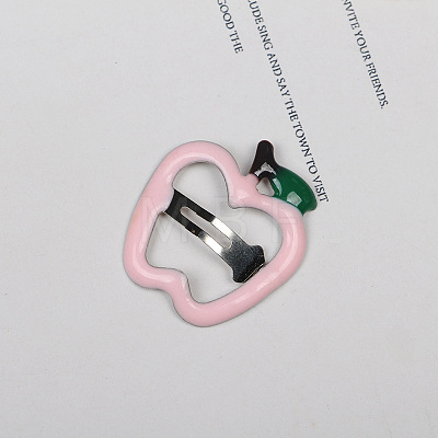 Iron & Enamel Snap Hair Clips PHAR-WH20002-04C-03-1