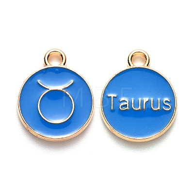 Alloy Enamel Pendants ENAM-S124-01A-02C-1