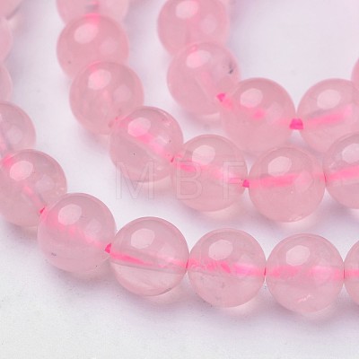 Natural Rose Quartz Beads Strands G-D809-22-6mm-1