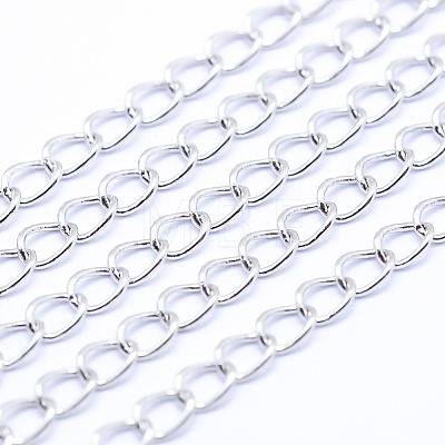Brass Twisted Chains Curb Chains CHC-L037-01P-1