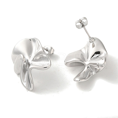 304 Stainless Steel Stud Earrings EJEW-C085-09P-1