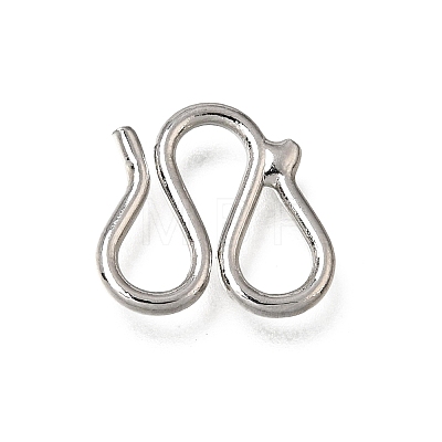 Brass M-Hook Clasps KK-CBA0DF0-14A-P-1