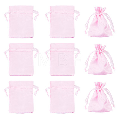 10Pcs Brocade Good Luck Fortune Drawstring Gift Blessing Bags PAAG-TADJ0001-01E-1
