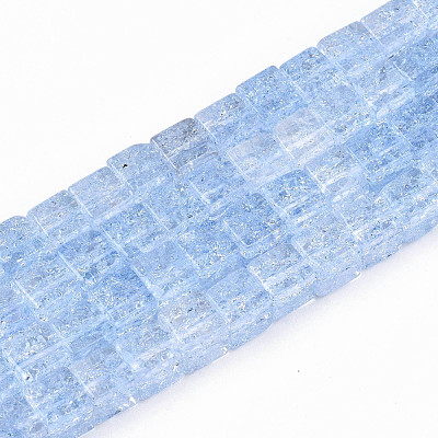 Crackle Glass Beads GLAA-S192-005E-1