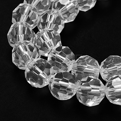 Transparent Glass Beads EGLA-A035-T8mm-D19-1