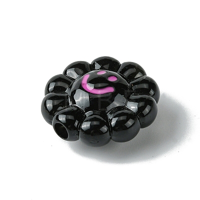 Dopamine Style Opaque Acrylic Beads SACR-Z002-01C-1