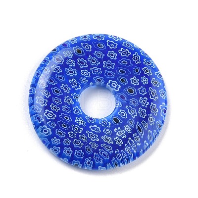 Handmade Millefiori Glass Beads LAMP-A149-01-1