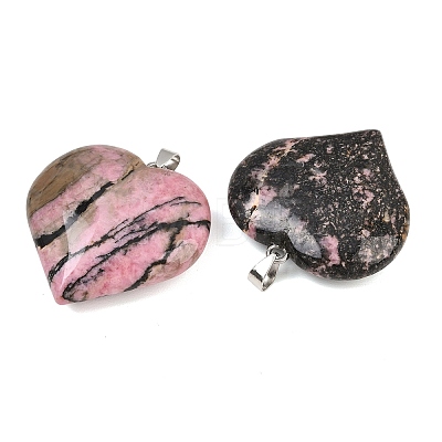 Natural Rhodonite Pendants GG-K002-04N-1