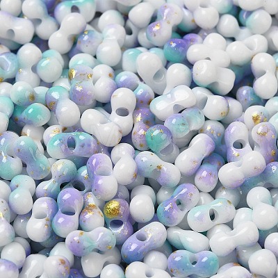 Baking Paint Glass Seed Beads SEED-F005-01A-09-1