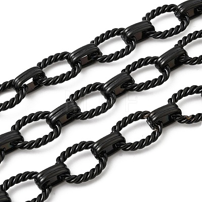 304 Stainless Steel Twist Oval Link Chains CHS-Z007-10EB-02-1