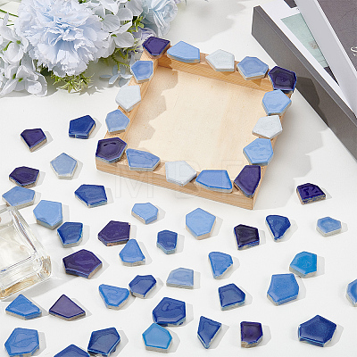 500G Mosaic Tiles Porcelain Cabochons DIY-SP0007-75-1