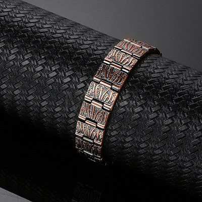 Watchband Brass Magnetic Bangles WG96E3F-01-1
