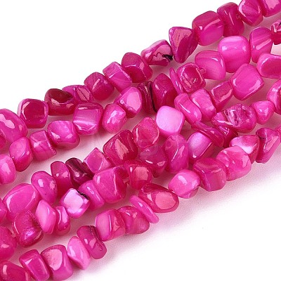 Natural Freshwater Shell Beads Strands SHEL-N037-04E-1