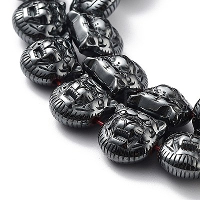 Synthetic Non-Magnetic Hematite Beads Strands G-H303-B08-1
