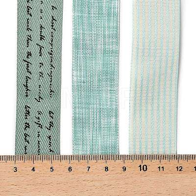 9 Yards 3 Styles Polyester Ribbon SRIB-A014-C08-1