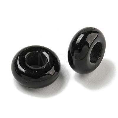 Natural Black Stone Beads G-Q173-03A-16-1