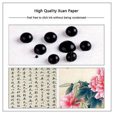 Chinese Calligraphy Brush Ink Writing Paper AJEW-PH0017-85-1