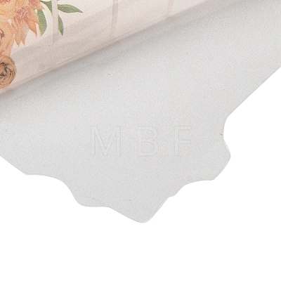 Window & Flower Paper Stickers Set DIY-G120-02F-1