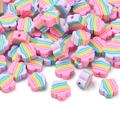 Handmade Polymer Clay Beads CLAY-CJC0013-02-1