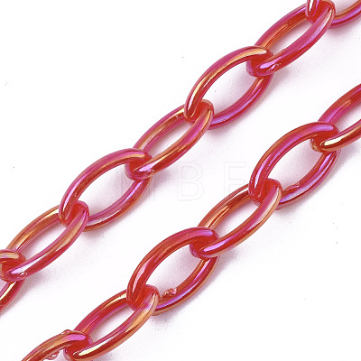 Acrylic Opaque Cable Chains X-PACR-N009-001F-1