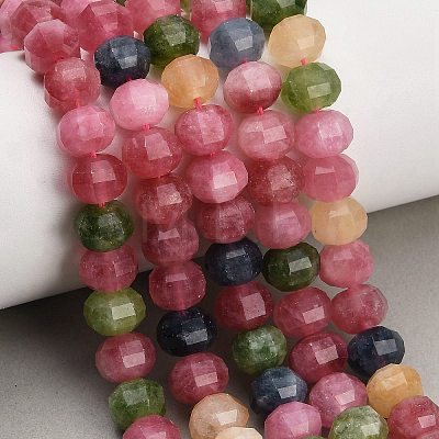 Dyed Natural White Jade Beads Strands GG-CBA9106-01C-1