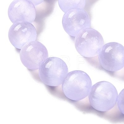 Natural Selenite Beads Strands G-C142-01B-02-1