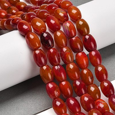 Natural Agate Beads Strands G-B079-E01-01E-1