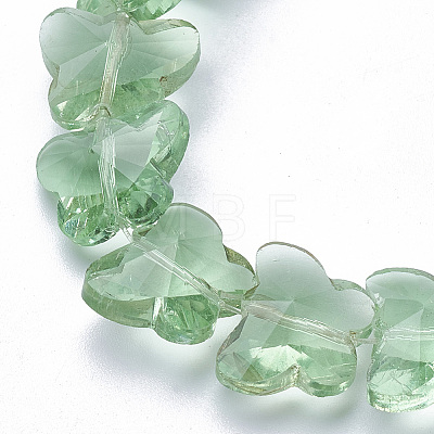 Transparent Glass Beads GLAA-Q066-14mm-B12-1