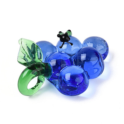 Handmade Lampwork Pendants LAMP-N034-14B-1