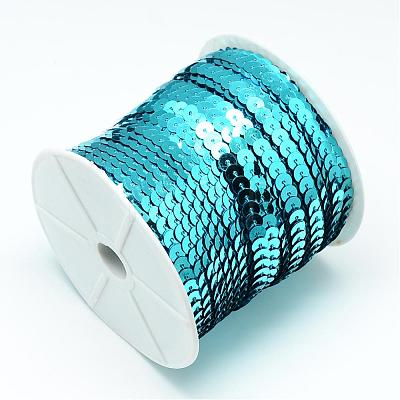 Plastic Paillette Beads PVC-Q085-6mm-2259-1