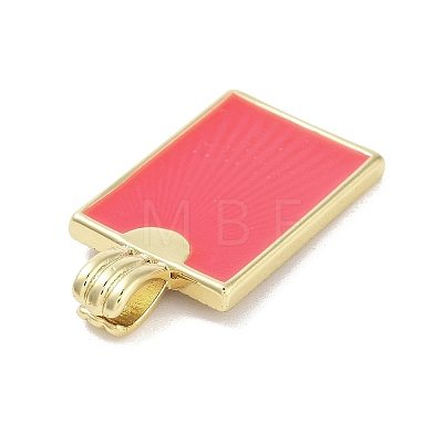 Real 18K Gold Plated Rack Plating Brass Enamel Pendants KK-M293-43G-02-1