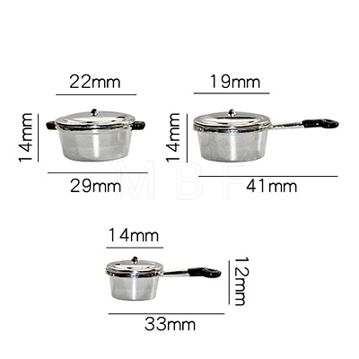 Mini Alloy Stovepots BOTT-PW0002-139A-1