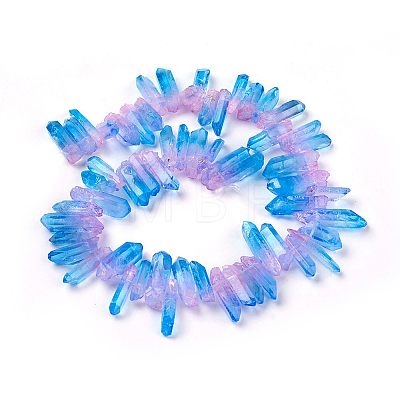 Natural Quartz Crystal Beads Strands G-K191-01A-1