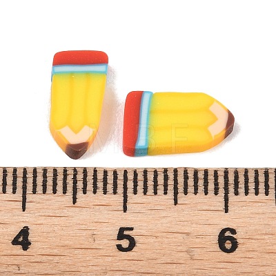 Back to School Handmade Polymer Clay Cabochons CLAY-A007-10B-1