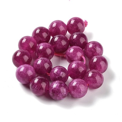 Dyed Natural Malaysia Jade Beads Strands G-G021-02C-03-1