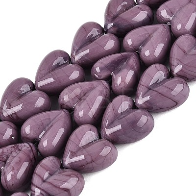 Handmade Lampwork Beads Strands LAMP-Q041-05D-1